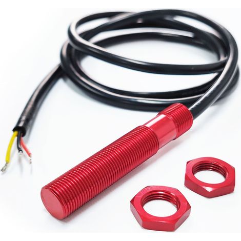 Capteur à effet Hall RS PRO, NPN, 24 V c.c., Panneau, 0,5 2,5 mm ( Prix pour 1 )