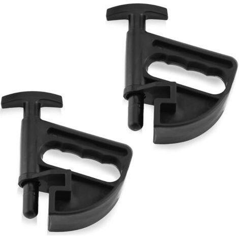 Set di 2 supporti per pneumatici, smontagomme, attrezzo per il montaggio pneumatici, morsetto per la maggior parte dei cerchi (1/5)