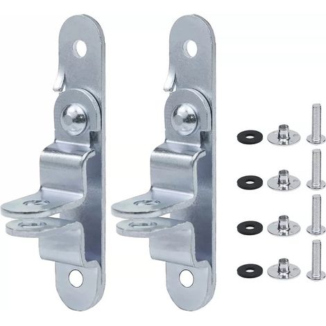 2 loquets verrouillage porte remorque chargement poignée fermée cadenas rampe véhicule