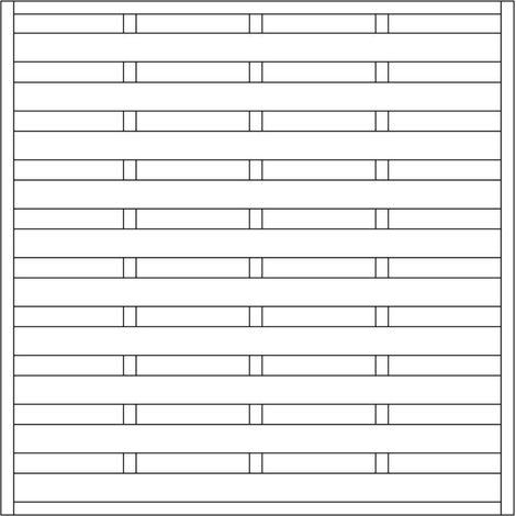 Dichtzaun GRAU R.45x45mm, B 180 x H 180 cm