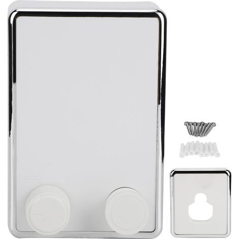 Corde à linge rétractable murale en acier inoxydable durable pour balcon intérieur (blanc) (1/5)