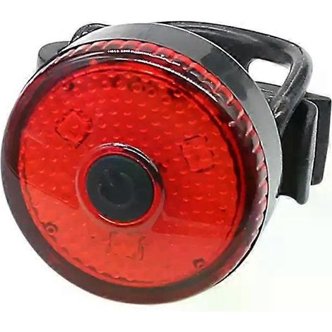 HONORNIC - feu arrière LED pour vélo, lampe torche pour casque de vélo, rechargeable par USB, lumière rouge arrière, étanche, signalisation de sécurité pour le cyclisme