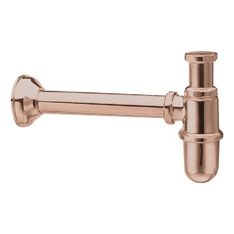 SIPHON LAVABO RÉTRO BOUTEILLE OR ROSE - CRISTINA ONDYNA AC36646P (1/2)
