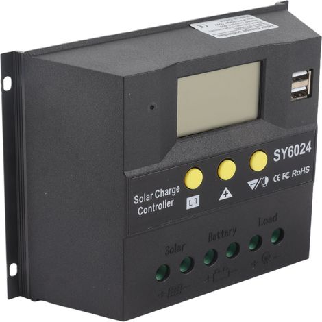 Régulateur de charge solaire PWM 80 A CC 12/24 V, chargeur de batterie 720/1440 W (1/5)