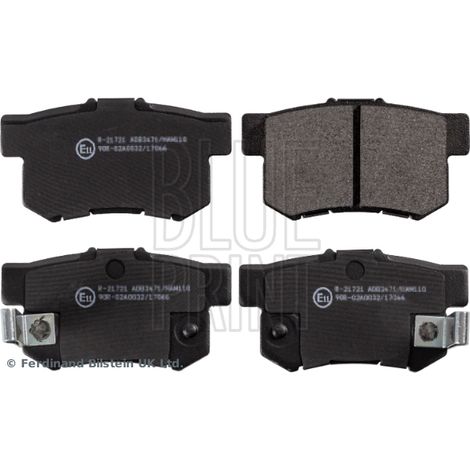 Kit de plaquettes de frein, frein à disque Blue Print ADH24247 HONDA