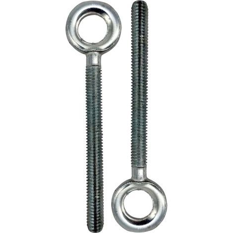 Industriel Anneaux de levage Vis à anneau M8 en acier galvanisé M8 x 60 9 pièces Fixation et suspension entièrement filetées Convient pour la maison, le bureau, l'hôtel et d'autres endroi (1/5)