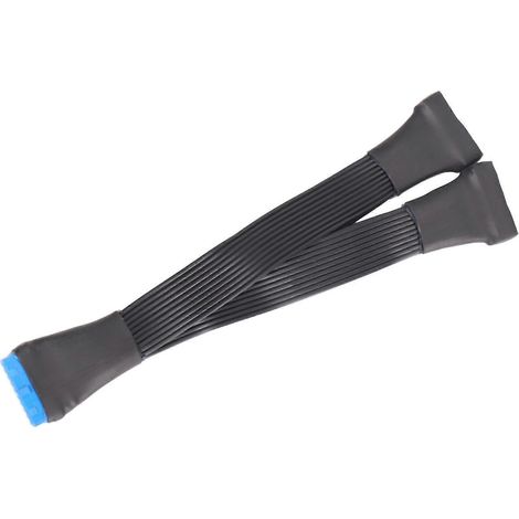 Motherboard, USB 3.0, 19-polig, 20-polig, 19-polig, 20-polig, 1-zu-2-Stromverlängerungskabel, 12 cm (1/5)
