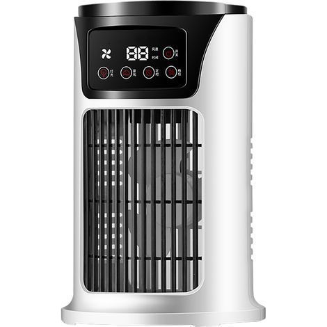 Rafraîchisseur d'air évaporatif 6 vitesses – Minuterie 6h – Fonction brumisateur – Silencieux pour salon et chambre