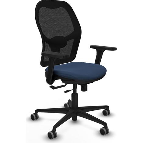 Silla de oficina piqueras y crespo Jorquera negro brazos ajustables (1/2)
