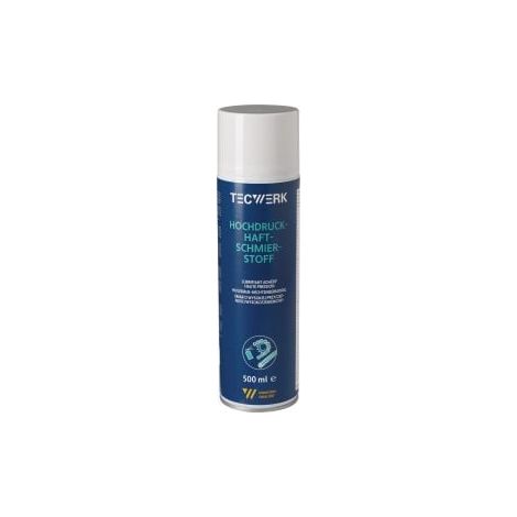 Haute Pression Lubrifiant Adhérent 500ml jaunâtre Aérosol TECWERK (1/2)