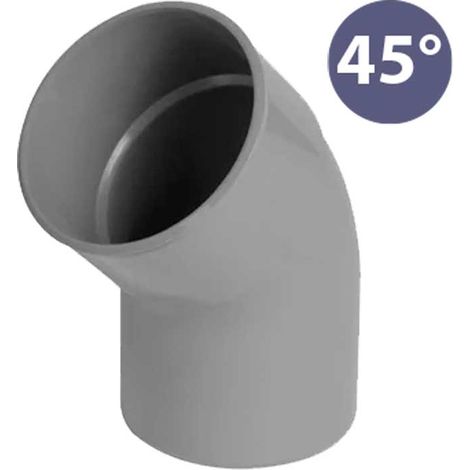 "CURVA 45° IN PVC """"ME"""" AD INCOLLAGGIO MASCHIO/FEMMINA Ø100 mm"