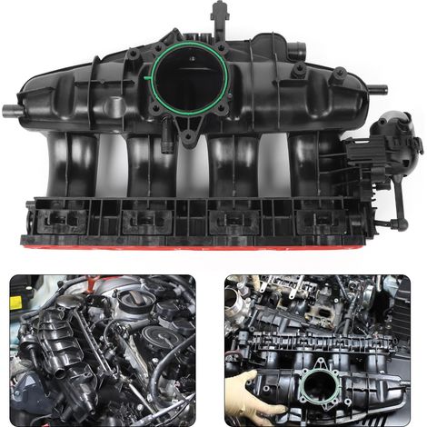 Accessoires de remplacement du collecteur d'admission compatibles avec A3/TT L4 2.0L Turbo 06J133201BD (1/5)