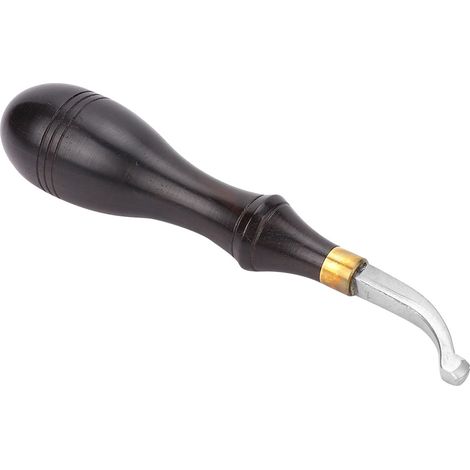 1 outil de pliage de bord en acier inoxydable pour le travail du cuir, poignée de presse, accessoires de bricolage (1,5 mm) (1/5)