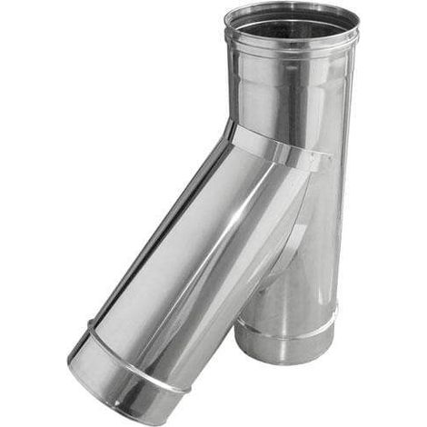 Codo en T Inox 304 SW Dinak 135º 150mm M-M-H
