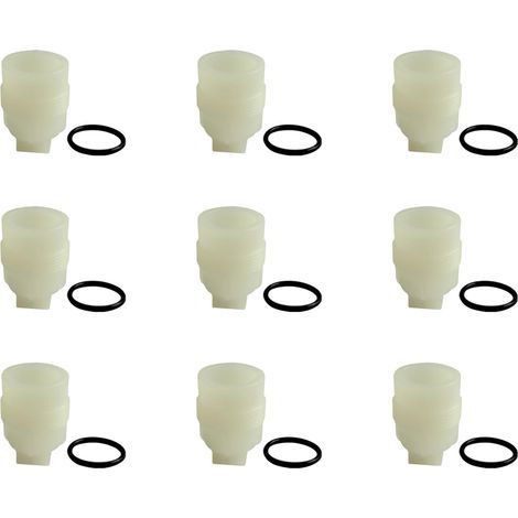 C·T·S 9-teiliges Kraftstoffbecher-Set mit O-Ring für Subaru Robin EX17 Vergaser. Ersetzt Subaru Robin 277-62100-18 (1/4)