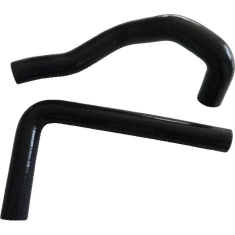 Durite de liquide de refroidissement, haute performance, matériau en silicone durable, noir (1/2)