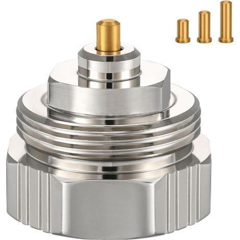 Adaptateur de radiateur M30 x 1,0 vers M30 x 1,5 pour vannes 1011445 - Vanne thermostatique à filetage fin pour thermostat/vanne de chauffage (1 pièce) (1/5)
