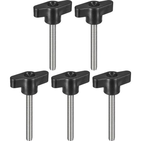 5Pcs Bouton de Serrage à Vis, M6 x 50mm, en Acier Inoxydable 304, Poignée en Forme de T Pour Un Remplacement Rapide Des Boutons de Serrage à Vis (1/5)