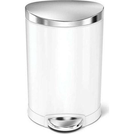 Simplehuman Poubelles - Poubelle 6 l, blanc CW1835CB (1/5)