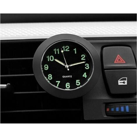 Auto-Instrumentenuhr. Kleine runde Quarz-Auto-Uhr, perfekte Auto-Dekoration, geeignet für Autos, Fahrräder und den Haushalt. (1/5)