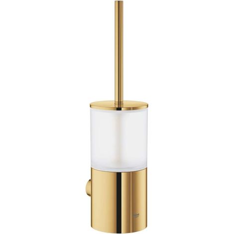 Ensemble de brosse de toilette GROHEAtrio 40314 Montage mural or brillant (1/3)