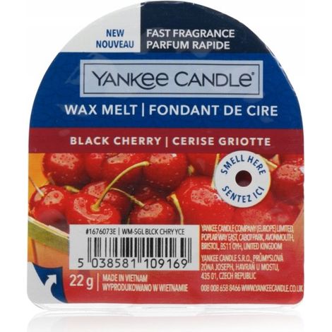 Vela Yankee Candle de cera de cereza negra 22 g (1/5)