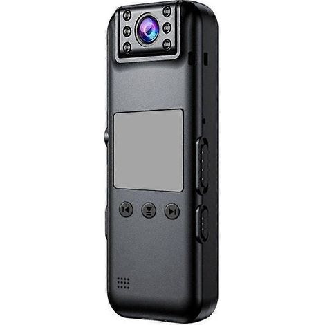 Caméra de vision nocturne Wi-Fi HD, mini caméra à clip arrière, enregistreur anti-tremblement pour les forces de l'ordre (1/4)
