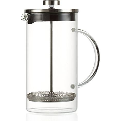 Machine à café ritzenhoff-breker rio verre inox 1l