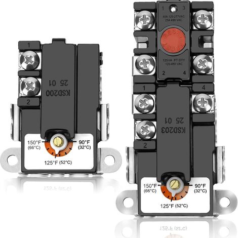 Thermostat de chauffe-eau SP210245, un thermostat de chauffe-eau électrique adapté aux chauffe-eau à double élément.