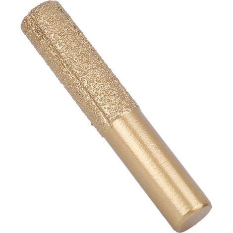 Fraise pour défonceuse, affleureuse et toupie, Bits de routeur diamant Golden brasé tige droite pour couteau de couture de marbre de pierre de quartz12,7 x 13,5 x 75mm (1/5)