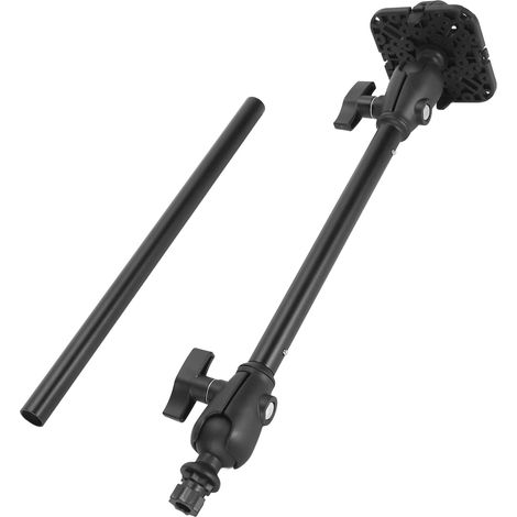 Base de Montage pour Détecteur de Poisson, Nylon, Alliage D'aluminium, Plaque de Montage Universelle pour Détecteur de Poisson électronique Marin en Silicone avec Double Support (1/5)
