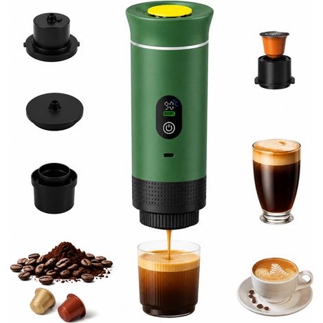Cafetière portable - Machine à expresso 3 en 1 - Avec écran LED (1/5)