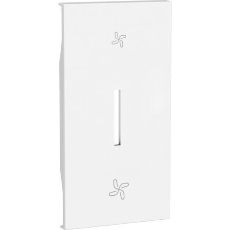 Enjoliveur Living Now pour interrupteur VMC 2 modules blanc BTICINO BTKW06M2VMC