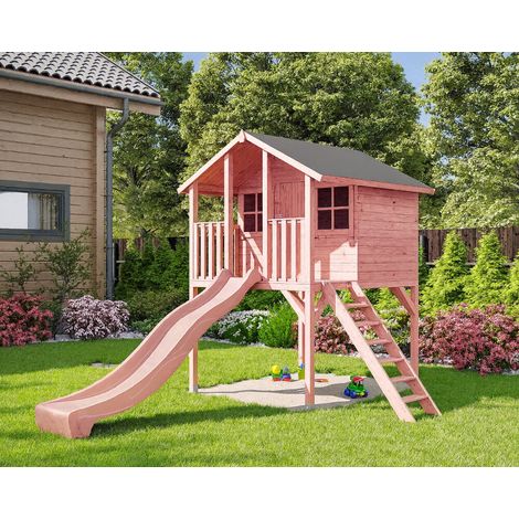 Limited Edition Stelzenhaus Tom / Toby mit Rutsche inkl. Zubehör