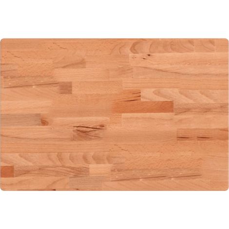 Maison Exclusive - Piano Tavolo 80x40x4cm Rettangolare Legno Massello di Faggio