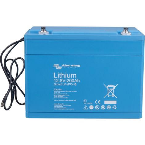 Batería Victron Energy BAT512118610 Smart LiFePO4 de 12,8 V y 180 Ah
