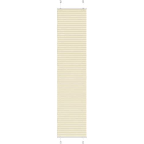 Plissee Creme 45x200 cm Stoffbreite 44,4 cm Polyester