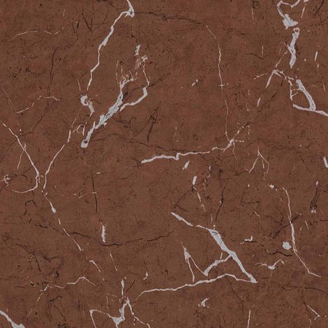BRICOFLOR Papier peint Marron - Papier peint Marbre - 10,05 x 0,53 m (1/5)