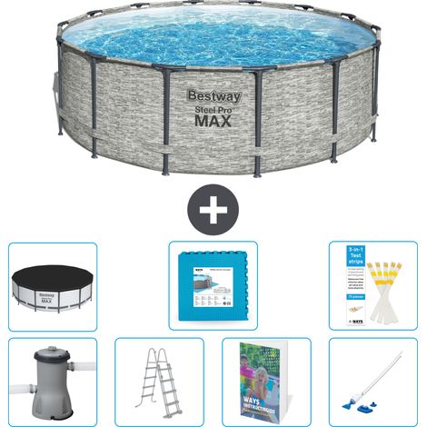 Bestway Steel Pro MAX Rund - 427x122 cm - 8-teilig S531