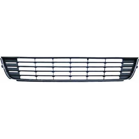 Grille de pare-choc avant centrale noire et chromée Volkswagen Caddy 3 phase 2 2010-2015