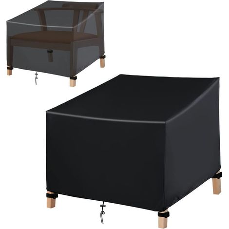 Housse de Chaise de Jardin, Housse de Protection pour chaises empilables 420D Oxford Imperméable avec Corde et Boucle, Housse de Fauteuil Exterieur Empilables, Housse de Salon de Jardin,878777cm, (1/5)