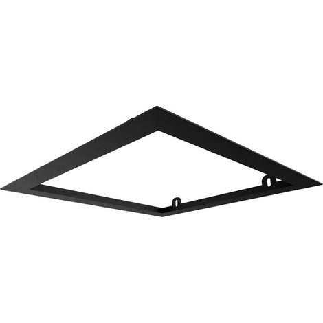 Pre-Cadre 35X35Cm Tete Douche Encastré Au Plafond Noir Carré - GME (1/2)