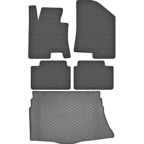 Hyundai i30 II Hatchback (2012-2017) - Juego de alfombrillas de goma para coche + alfombrilla para maletero (1/5)