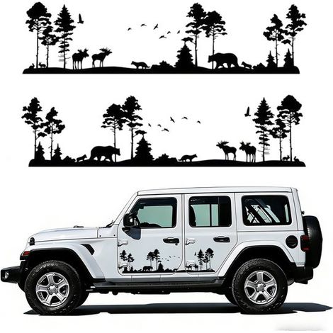 Adesivo per auto 130 x 46,8 cm, 1 pezzo, applicazione bifacciale, adesivo per carrozzeria, adesivo per lunotto posteriore, adesivo decorativo antigraffio, adesivo campione, Wa (1/5)
