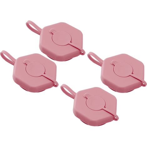 4pcs Bouchons Couvercles Pour Jerrican Eau 5L Anti-Fuite Remplacement Réutilisables Silicone Rose Maison Bureau (1/5)