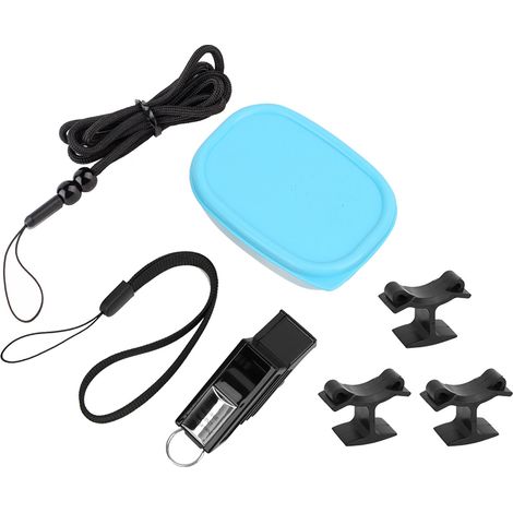 Sifflet professionnel ABS pour arbitre de football, basket-ball, volley-ball, entraînement sportif, outil extérieur, noir argenté (1/5)