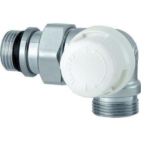 Corps thermostatique double équerre droite 3/8" chromé douille auto-étanche tête électrothermique - THERMADOR CT12DEDM