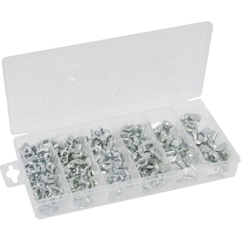 Ecrou papillon de M4 à M10 - coffret de 150 pcs KLIPPER - 14166 (1/2)