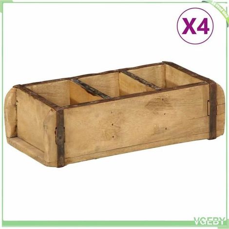 Plateau - FAFEISY - 4019613 - Marron - Bois récupéré massif - Finition mate (1/5)