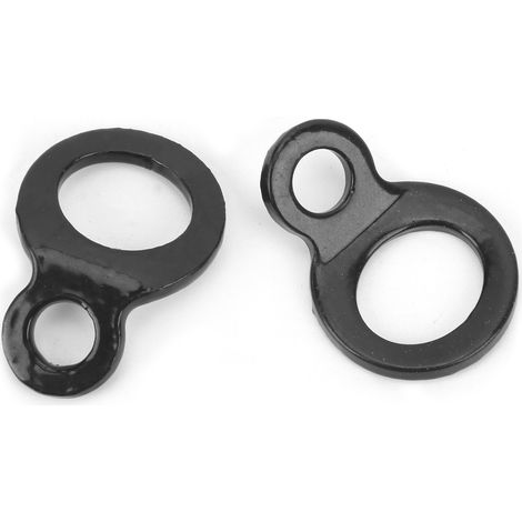 Paire d'anneaux d'arrimage en forme de D en acier inoxydable pour remorque, moto, vélo, kayak et quad (1/5)